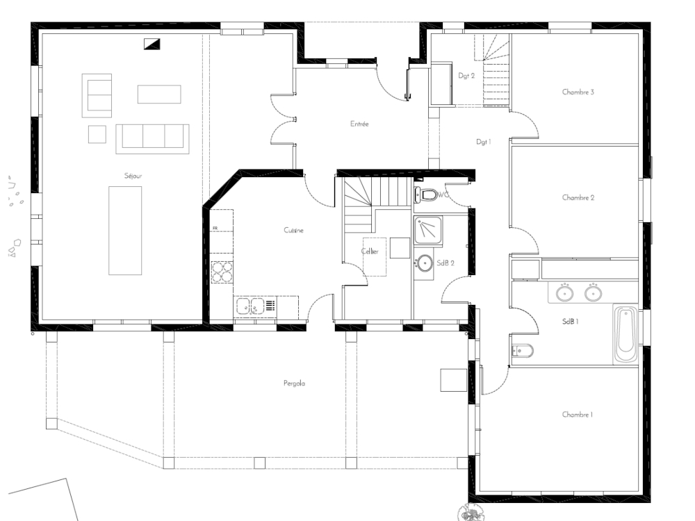 Plan avant r&eacute;novation 