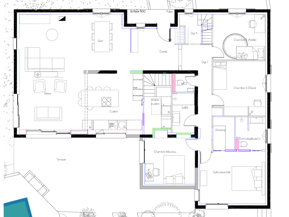 Plan apr&egrave;s r&eacute;novation 