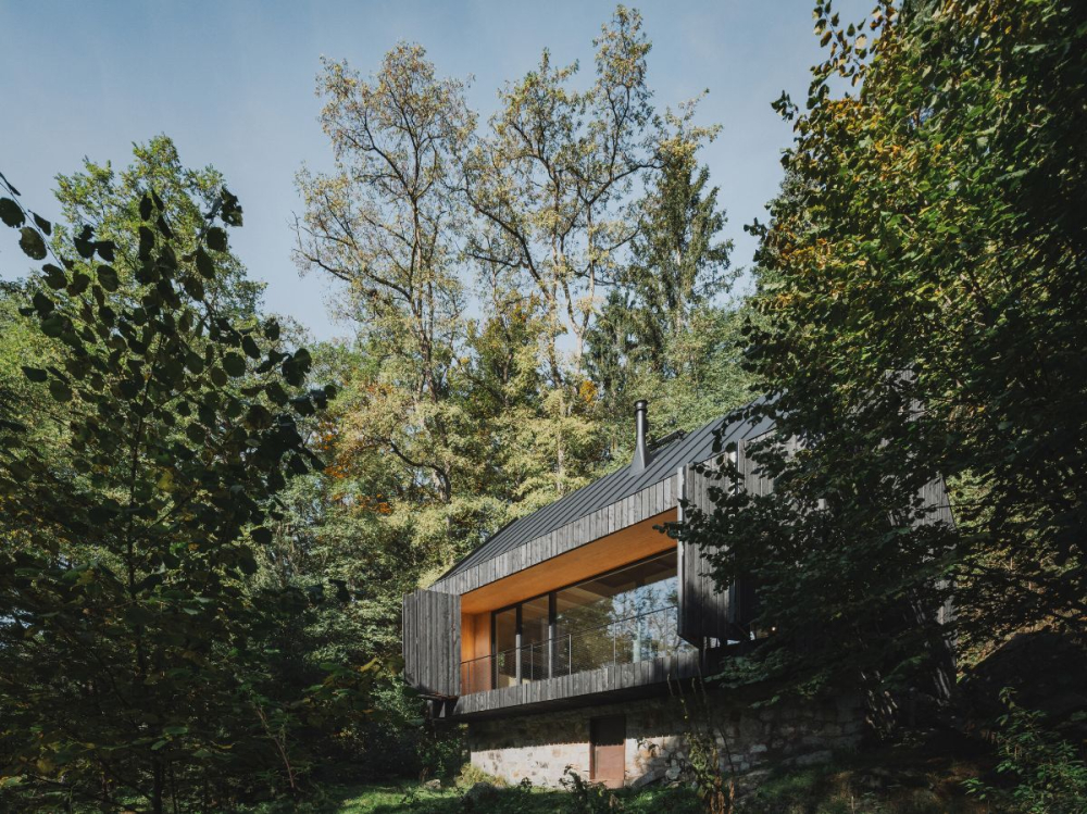 R&eacute;publique Tch&egrave;que maison for&ecirc;t Studio Mimosa Architects 
