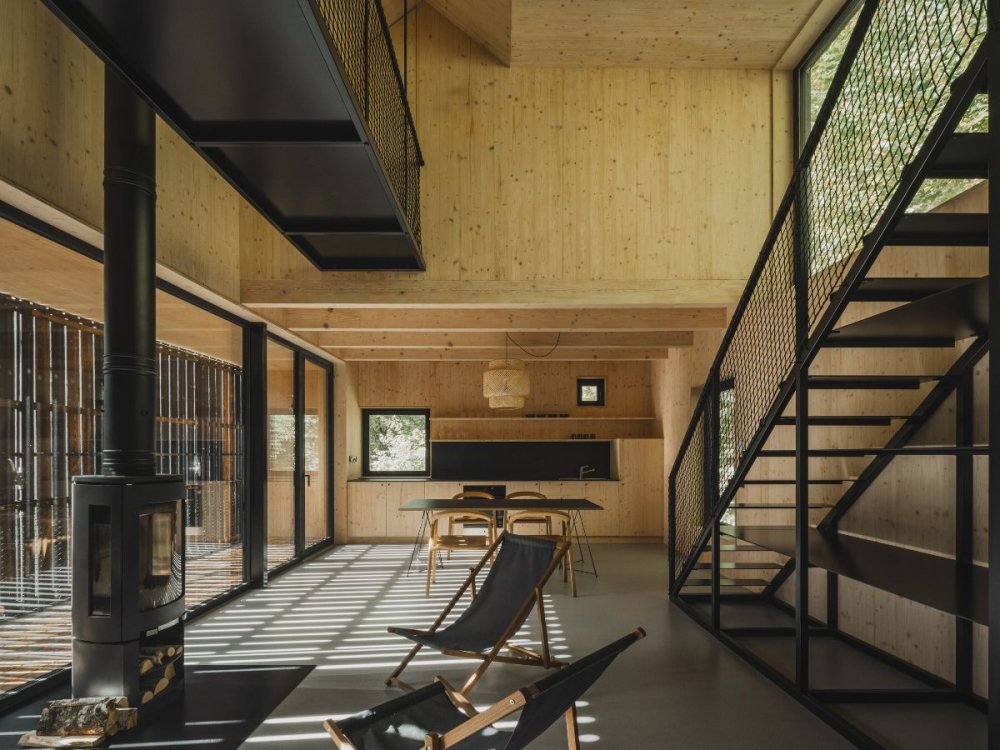 R&eacute;publique Tch&egrave;que maison for&ecirc;t Studio Mimosa Architects 