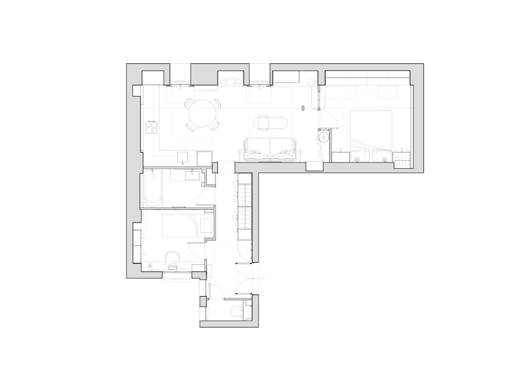 Plan apr&egrave;s travaux 