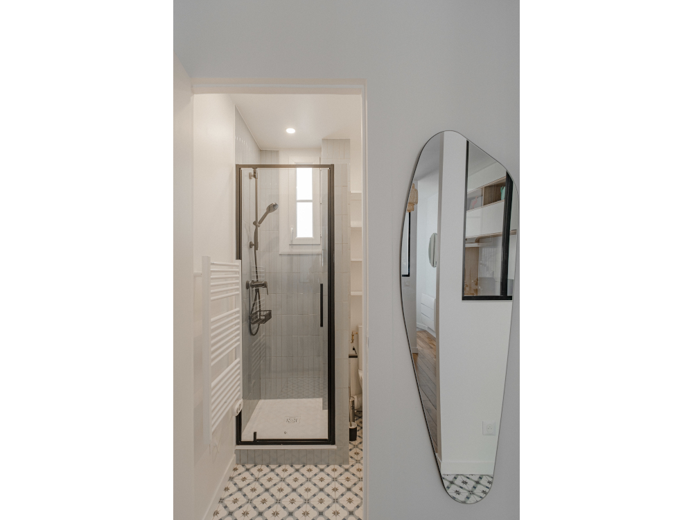 La salle de bain après les travaux