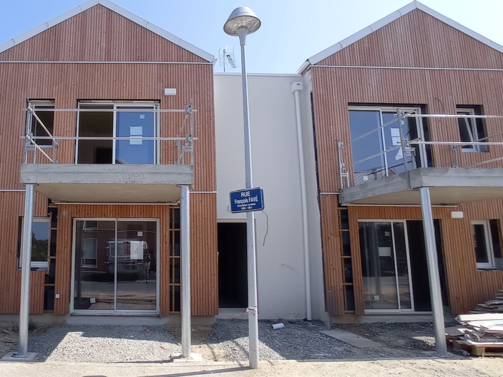 Chantier construction bois Amenatys Trecobat à Brest