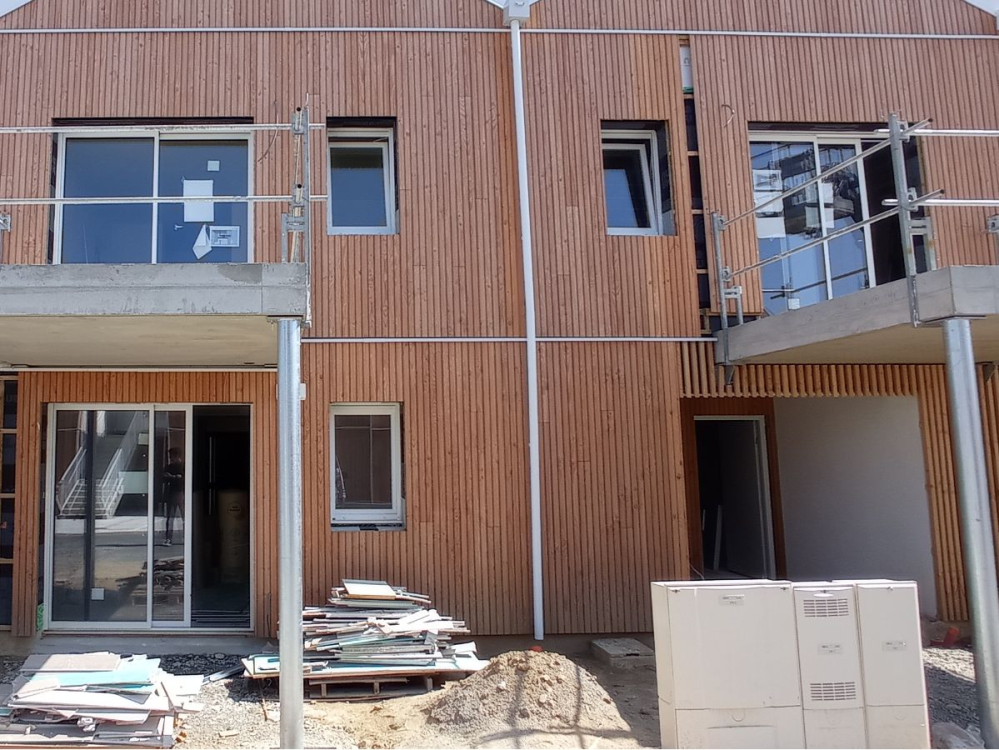 Chantier construction bois Amenatys Trecobat à Brest