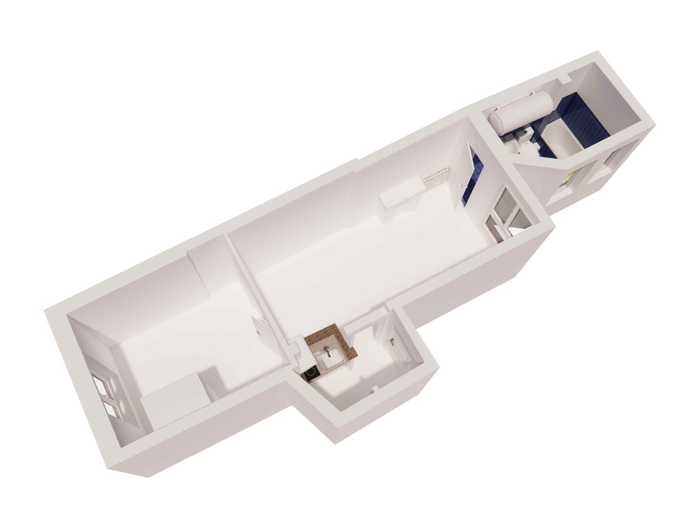 Plan de l'appartement avant les travaux