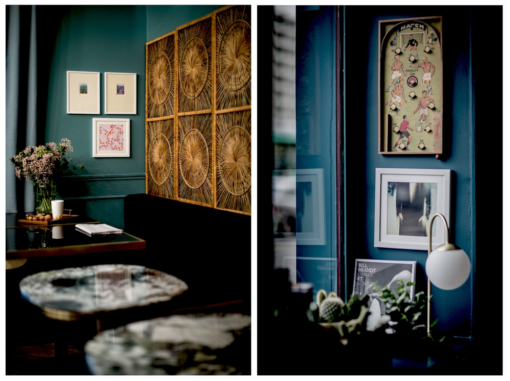 L'hôtel Heureux, à Paris : mobilier sur mesure et matières chaleureuses pour une atmosphère de salon.