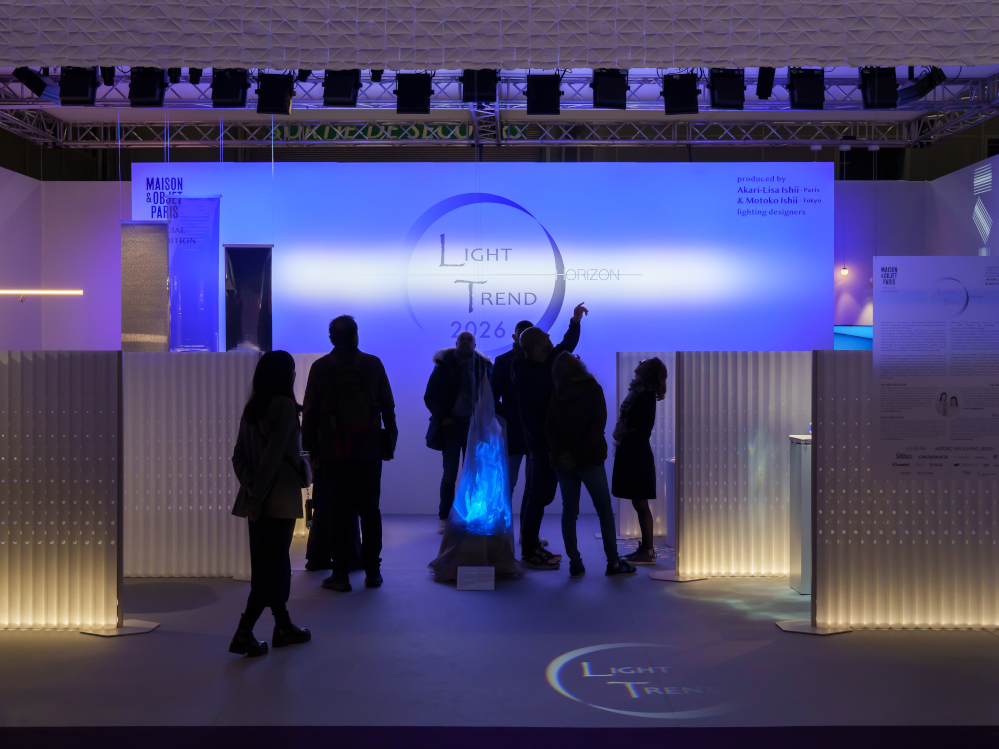 Light Trend 2026, "Horizon", exposition officielle de Maison&Objet Paris produite par Akari-Lisa Ishii et Motoko Ishii.