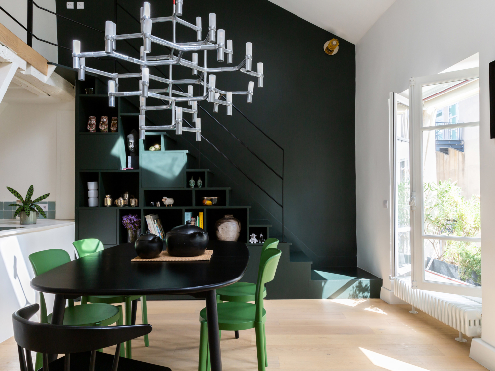 L'escalier après la rénovation