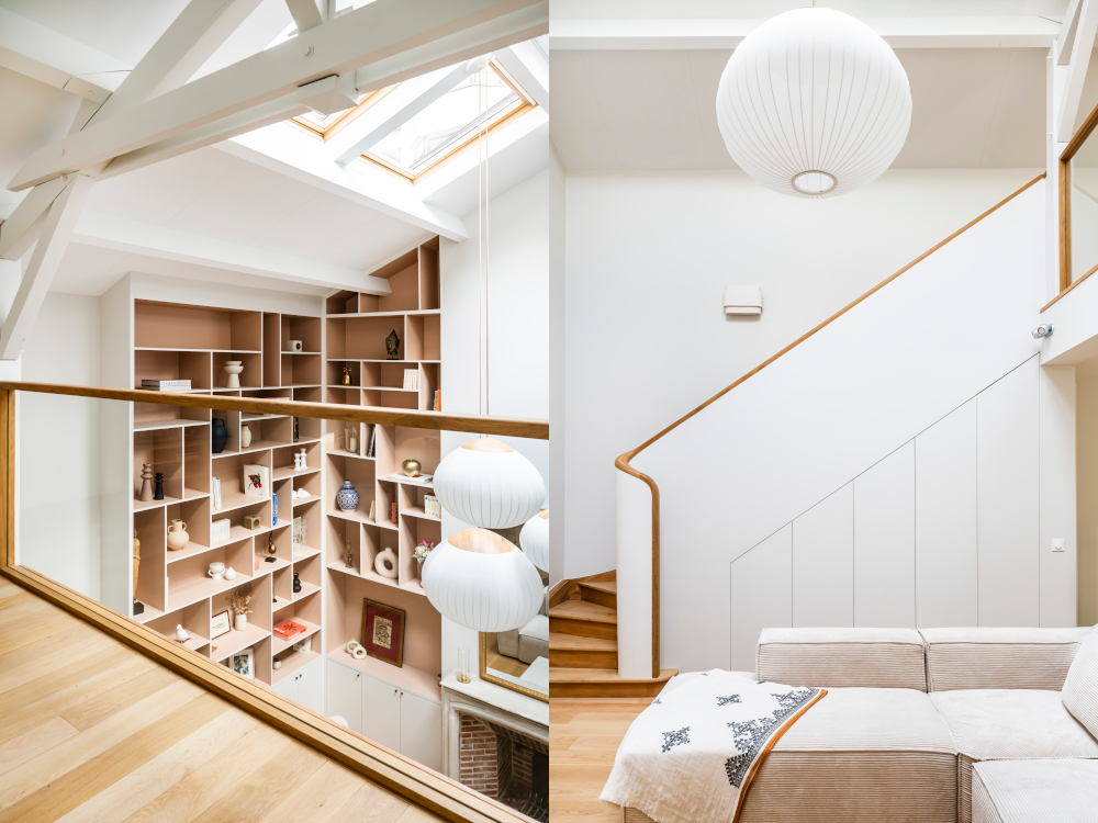 L'escalier après les travaux