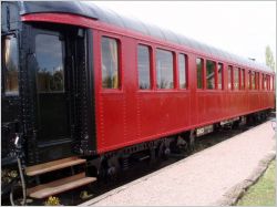 Un wagon-lit des ann&eacute;es 30 converti en h&ocirc;tel