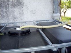 Installer un récupérateur d'eau hors-sol