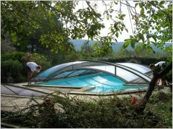 Un abri de piscine qui se module au gré des besoins