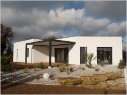 Une maison contemporaine fait rimer domotique et bioclimatique 